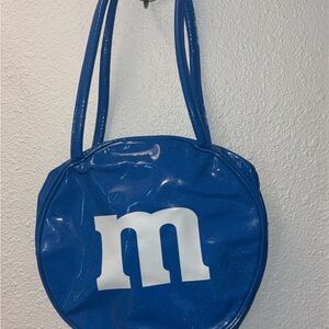 M&M'S Blue Fabric with White Logo